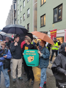 Foto SKUDA Demonstrasjon for Oslo Nye teater 25.9